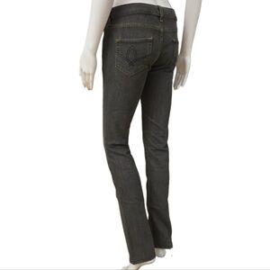 EVER Designer Faded Black Wash "Marseille" Straight Jean Sz 25 DISCONTINUED RARE